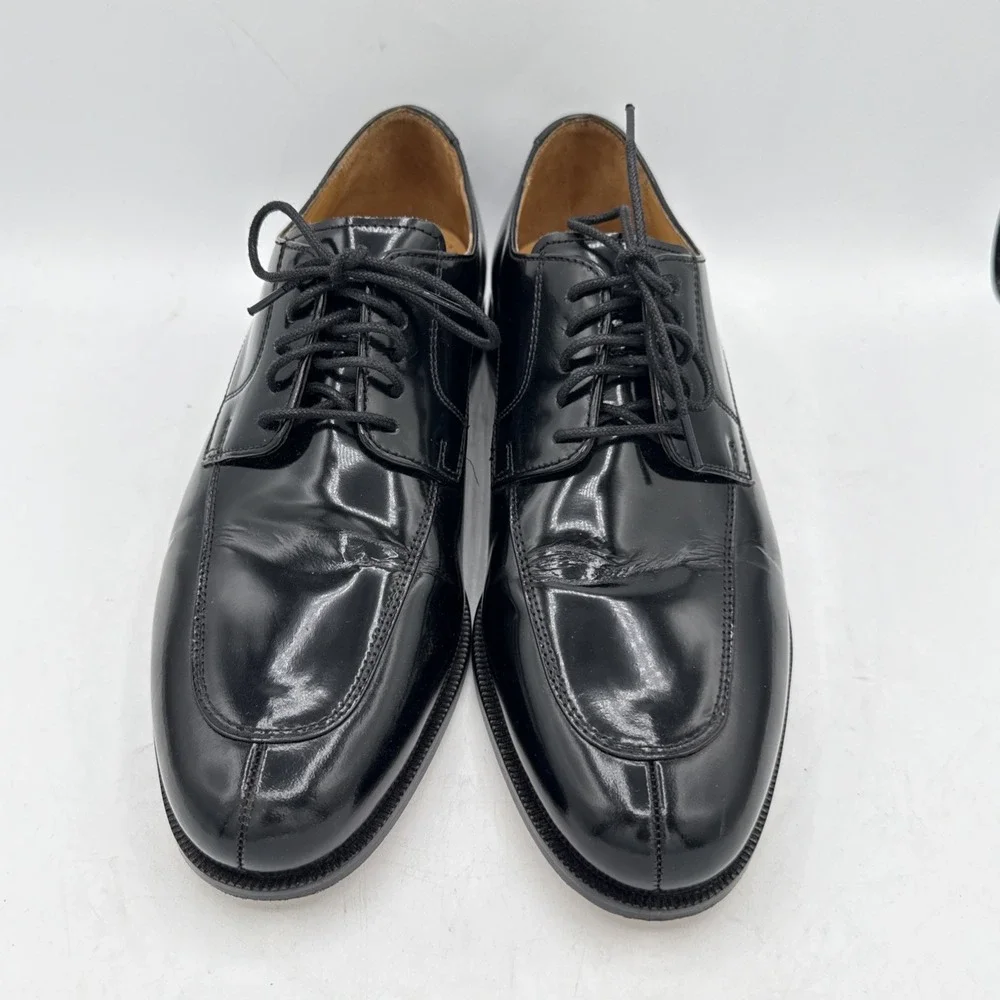 Cole Haan Black Lace Ups‎ Dress Shoes Size 8M Pre-owned Air Insoles